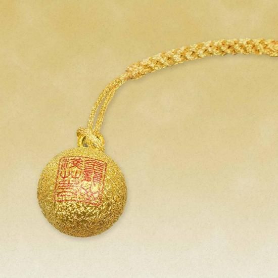 Happiness Bell Charm (Fukuju) (福聚守), an omamori from Sensoji Temple